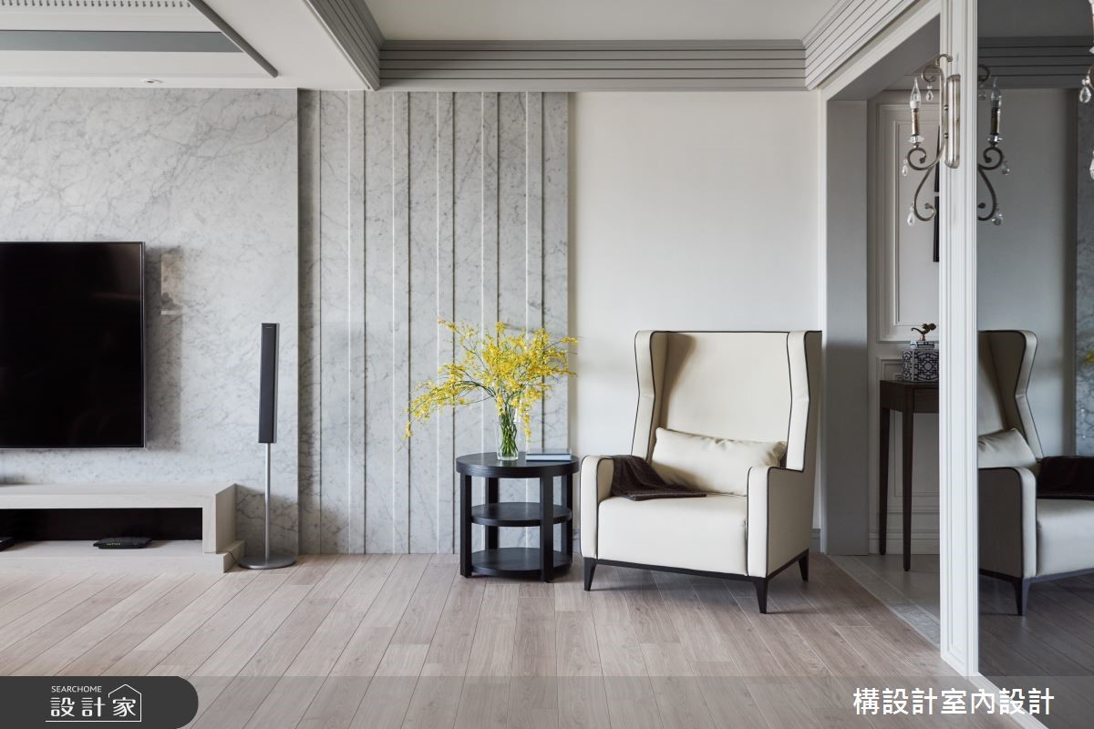 50坪新成屋(5年以下)＿新古典客廳案例圖片＿構設計＿構設計_旅讀左岸之14
