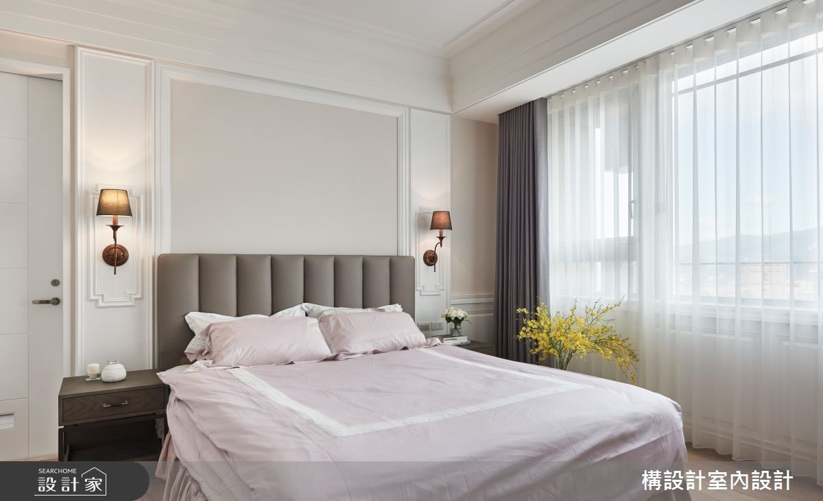 50坪新成屋(5年以下)＿新古典臥室案例圖片＿構設計＿構設計_旅讀左岸之21