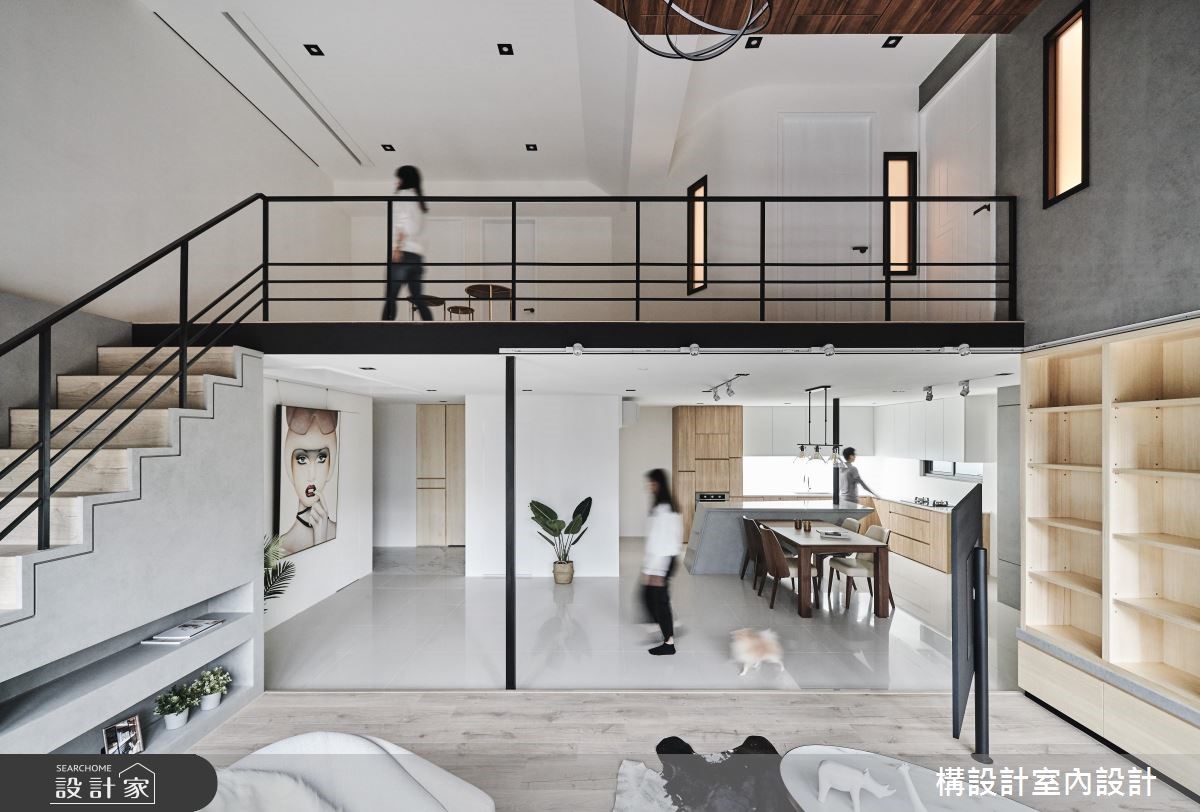 50坪新成屋(5年以下)＿現代風案例圖片＿構設計＿構設計_層光透影之8