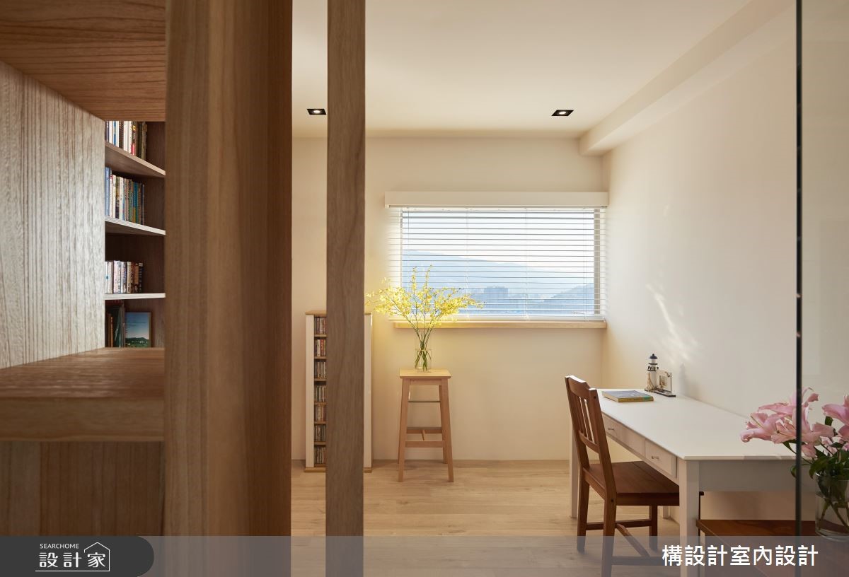 40坪老屋(16~30年)＿鄉村風書房案例圖片＿構設計＿構設計_空中水岸之家之12