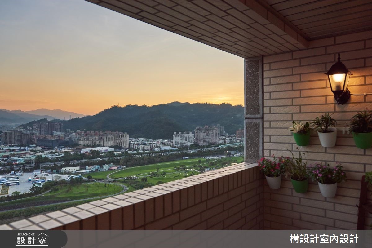 40坪老屋(16~30年)＿鄉村風陽台案例圖片＿構設計＿構設計_空中水岸之家之23