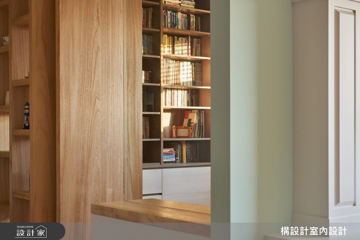 40坪老屋(16~30年)＿鄉村風書房案例圖片＿構設計＿構設計_空中水岸之家之11