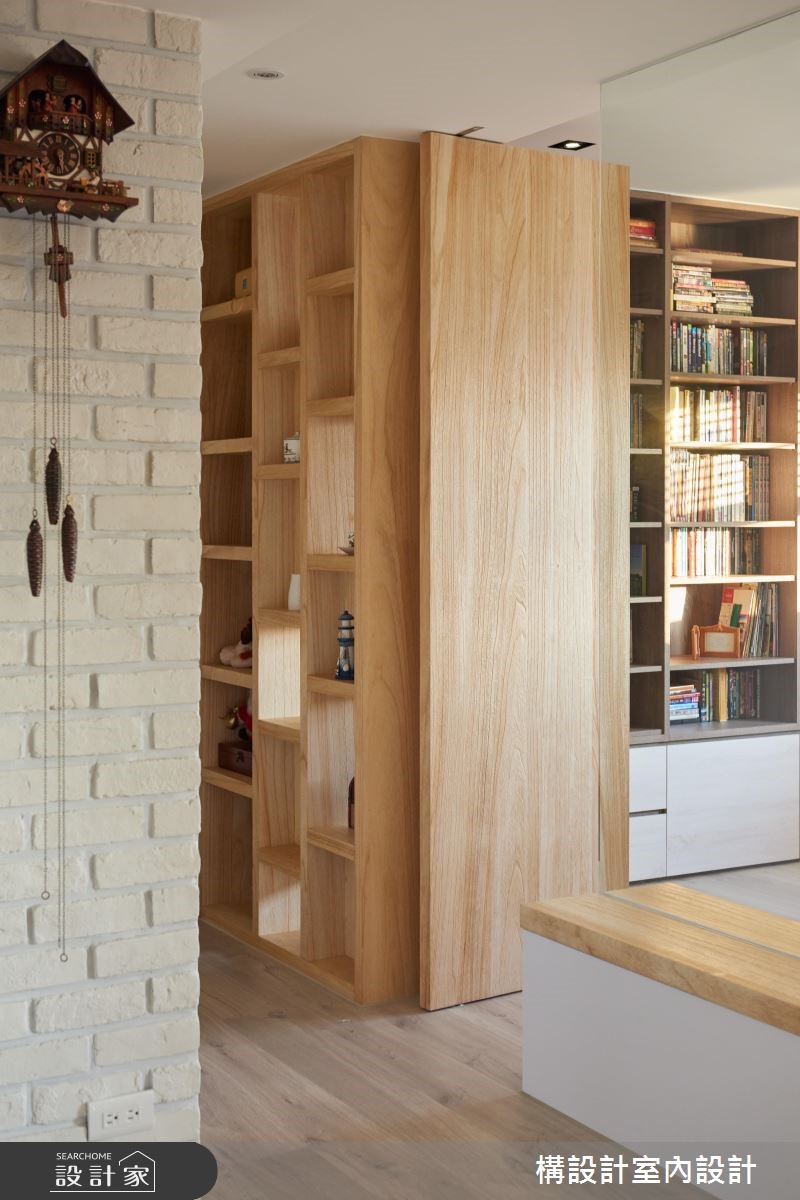 40坪老屋(16~30年)＿鄉村風書房案例圖片＿構設計＿構設計_空中水岸之家之10