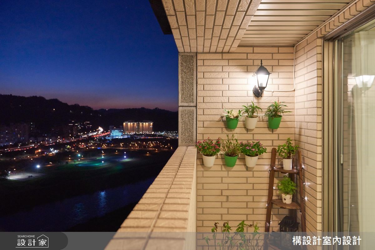 40坪老屋(16~30年)＿鄉村風陽台案例圖片＿構設計＿構設計_空中水岸之家之24