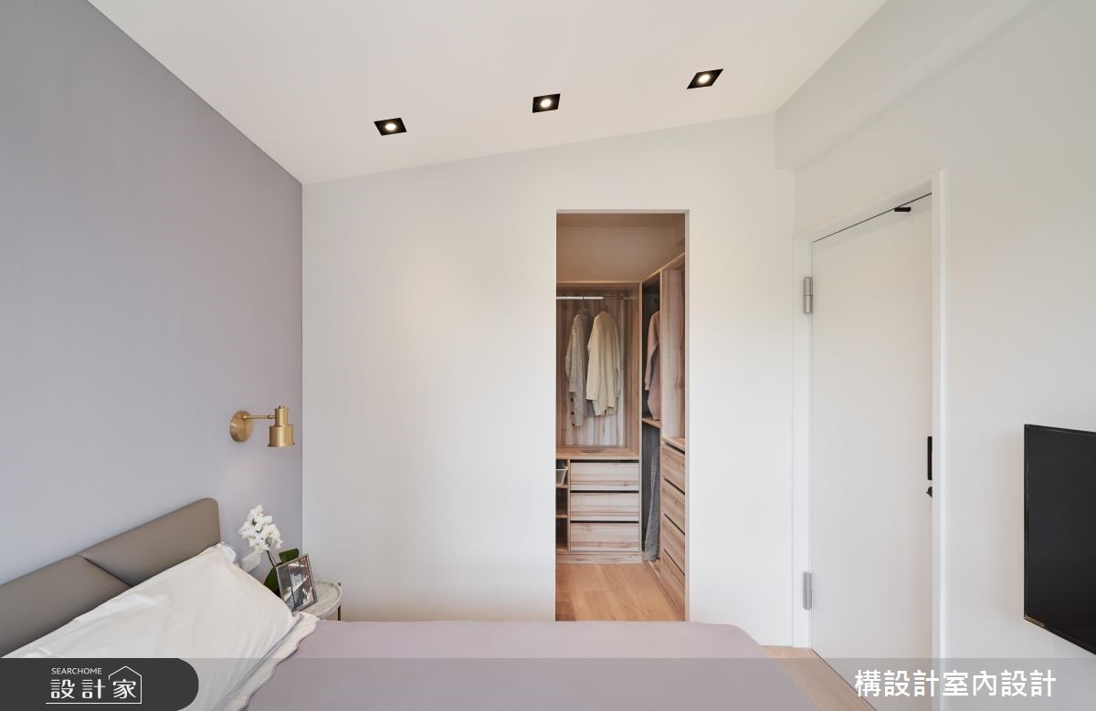 16坪新成屋(5年以下)＿北歐風臥室案例圖片＿構設計＿構設計_倚山輕居之15