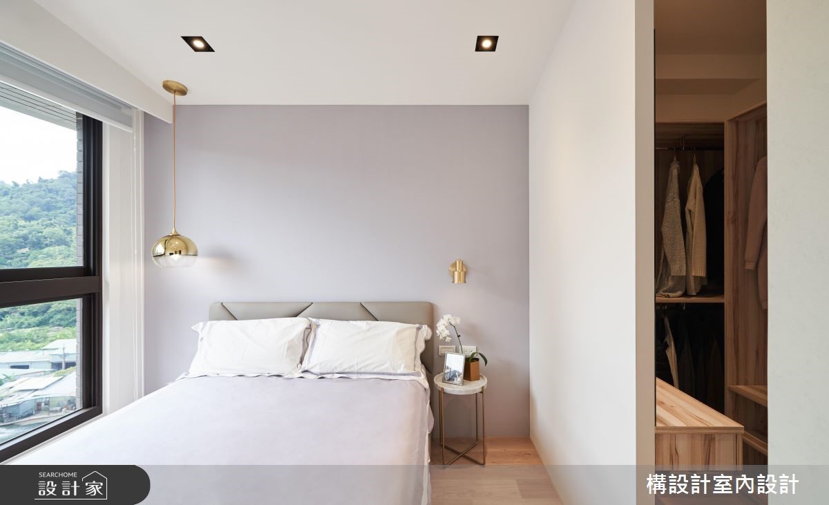 16坪新成屋(5年以下)＿北歐風臥室案例圖片＿構設計＿構設計_倚山輕居之14