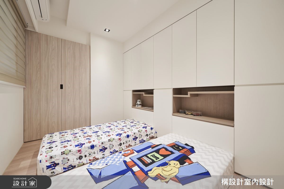16坪新成屋(5年以下)＿北歐風兒童房兒童房案例圖片＿構設計＿構設計_倚山輕居之16