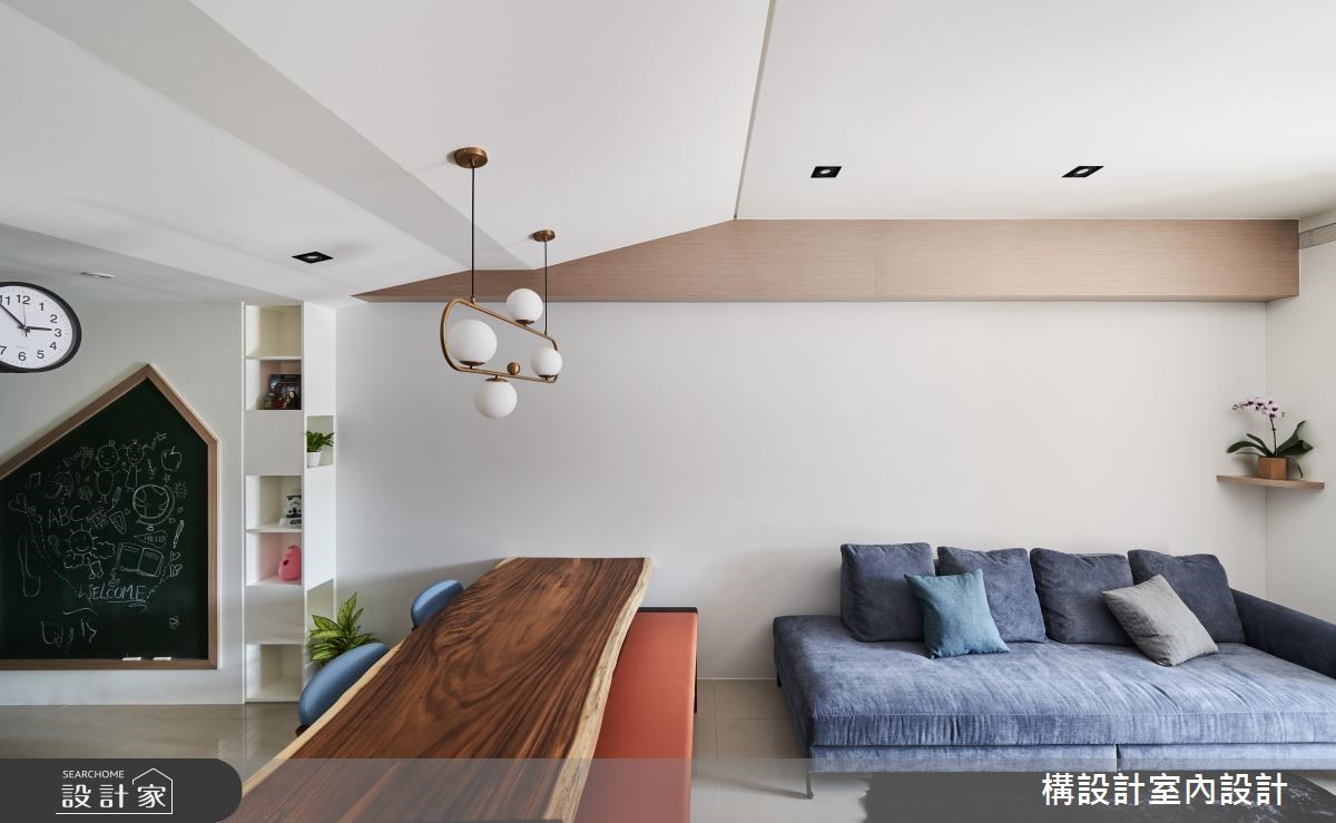 16坪新成屋(5年以下)＿北歐風客廳案例圖片＿構設計＿構設計_倚山輕居之4