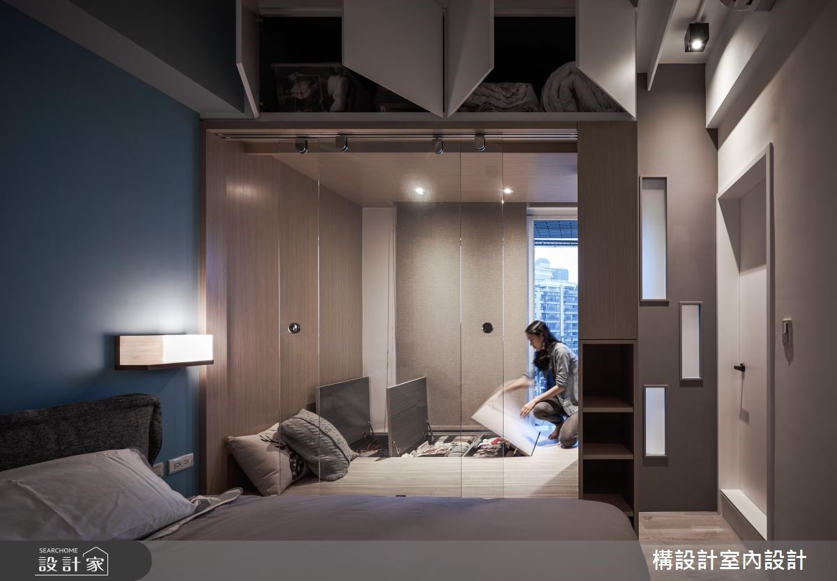 10坪中古屋(5~15年)＿現代風臥室案例圖片＿構設計＿構設計_家的延伸之14