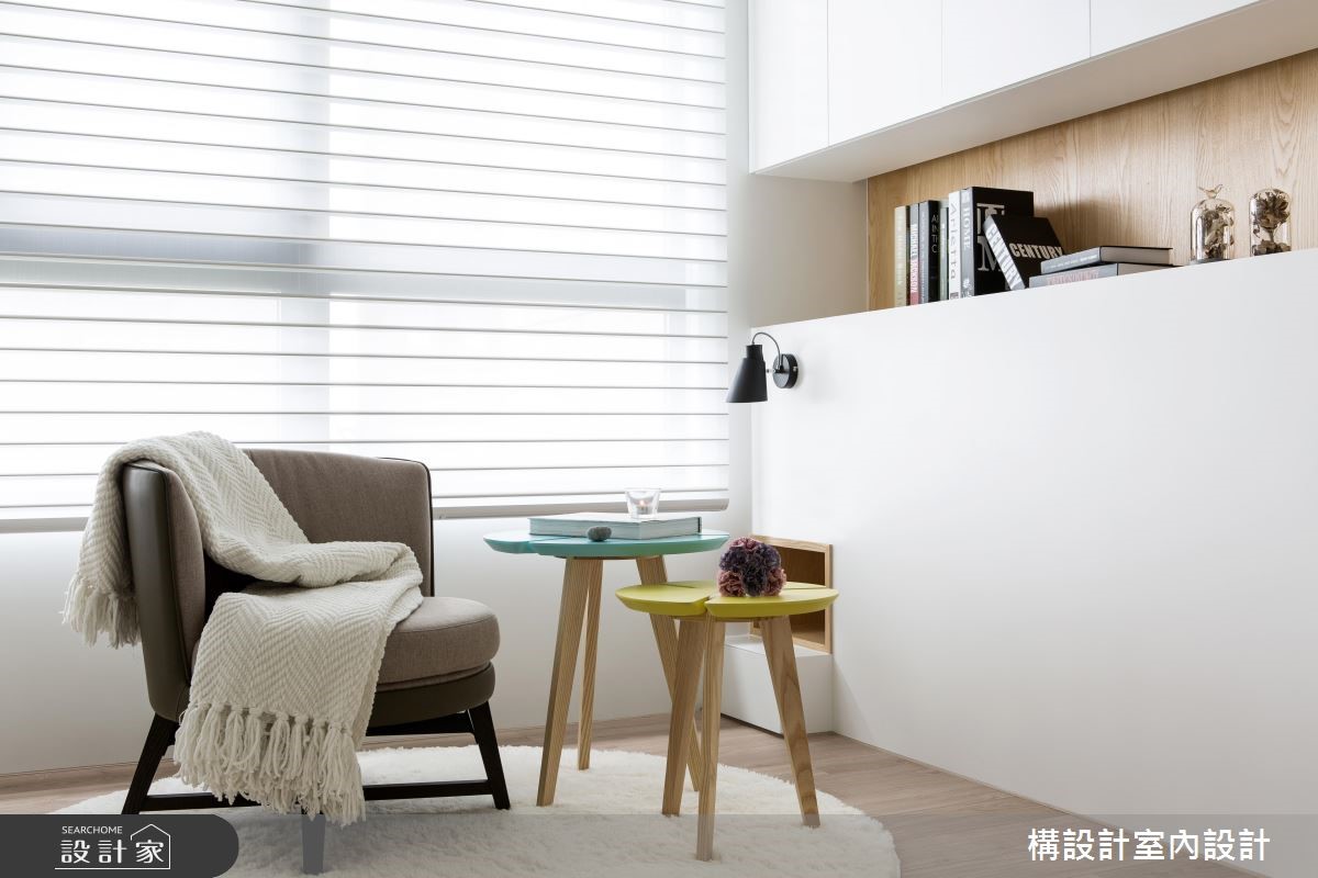 15坪新成屋(5年以下)＿北歐風書房案例圖片＿構設計＿構設計_暖陽慢行之11