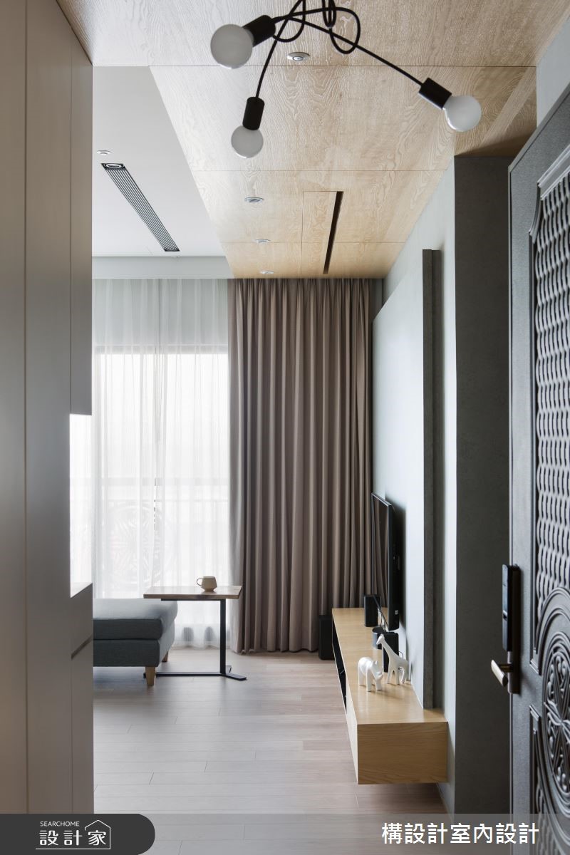 15坪新成屋(5年以下)＿北歐風玄關案例圖片＿構設計＿構設計_暖陽慢行之1