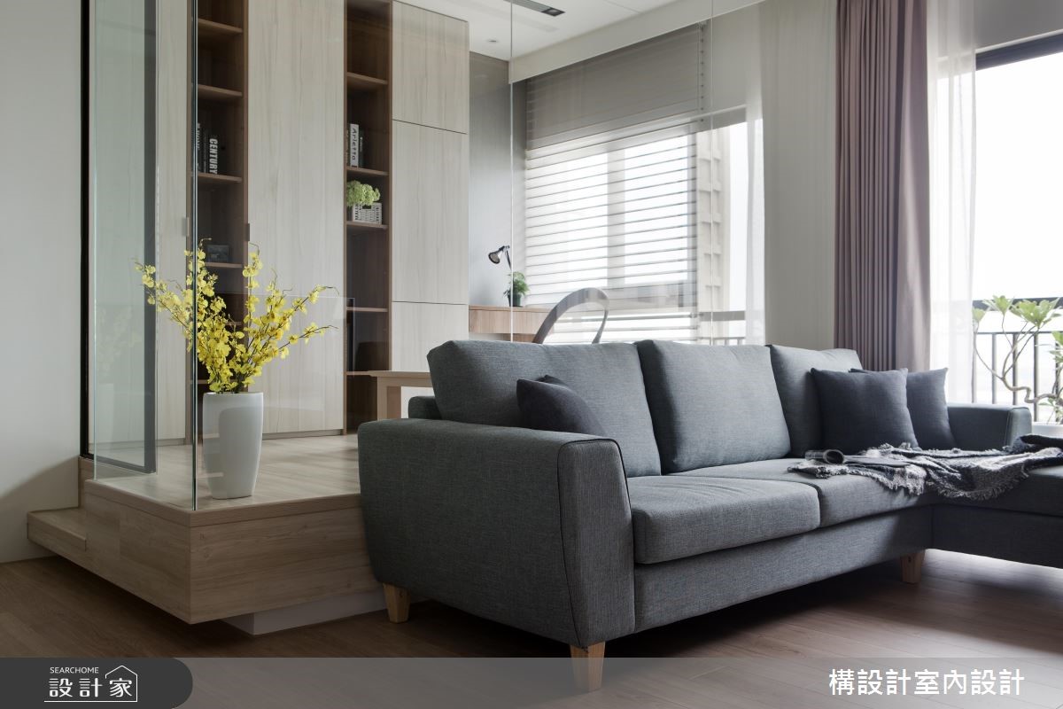 15坪新成屋(5年以下)＿北歐風客廳案例圖片＿構設計＿構設計_暖陽慢行之6