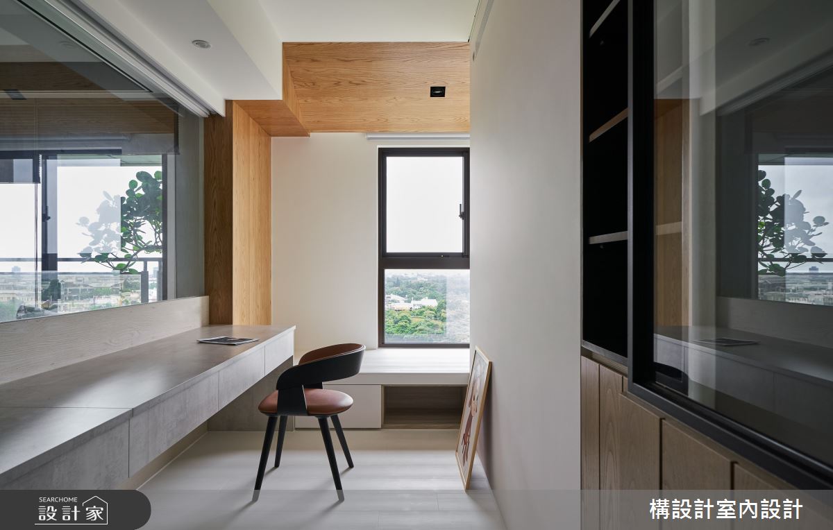 50坪新成屋(5年以下)＿現代風書房臥榻多功能室案例圖片＿構設計＿構設計_蒼蒼靜宅之17