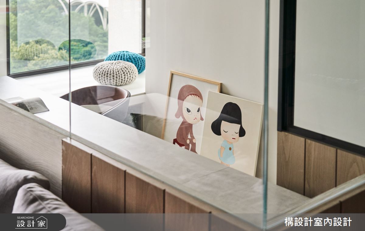 50坪新成屋(5年以下)＿現代風書房臥榻多功能室案例圖片＿構設計＿構設計_蒼蒼靜宅之15
