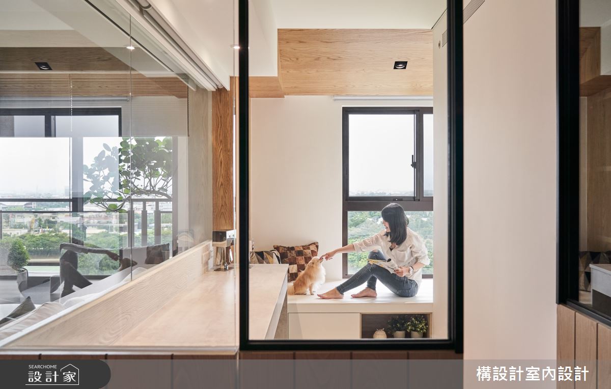 50坪新成屋(5年以下)＿現代風書房臥榻多功能室案例圖片＿構設計＿構設計_蒼蒼靜宅之18
