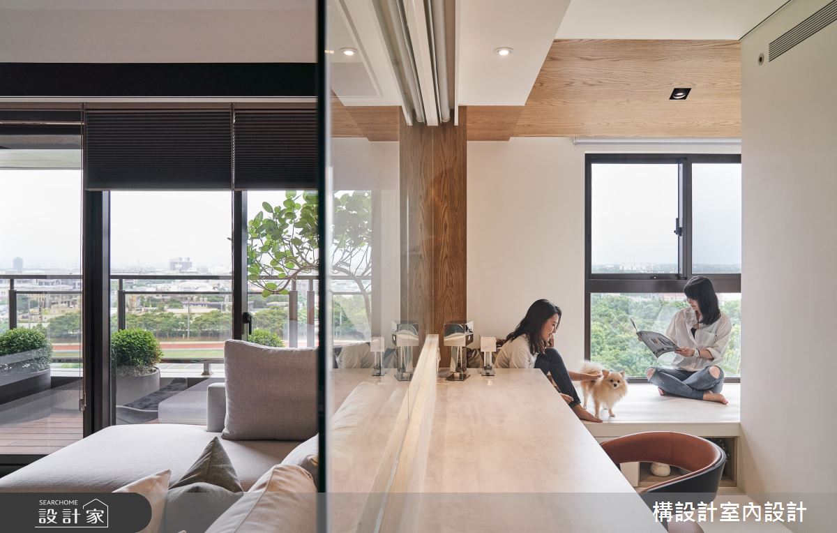 50坪新成屋(5年以下)＿現代風書房臥榻多功能室案例圖片＿構設計＿構設計_蒼蒼靜宅之19