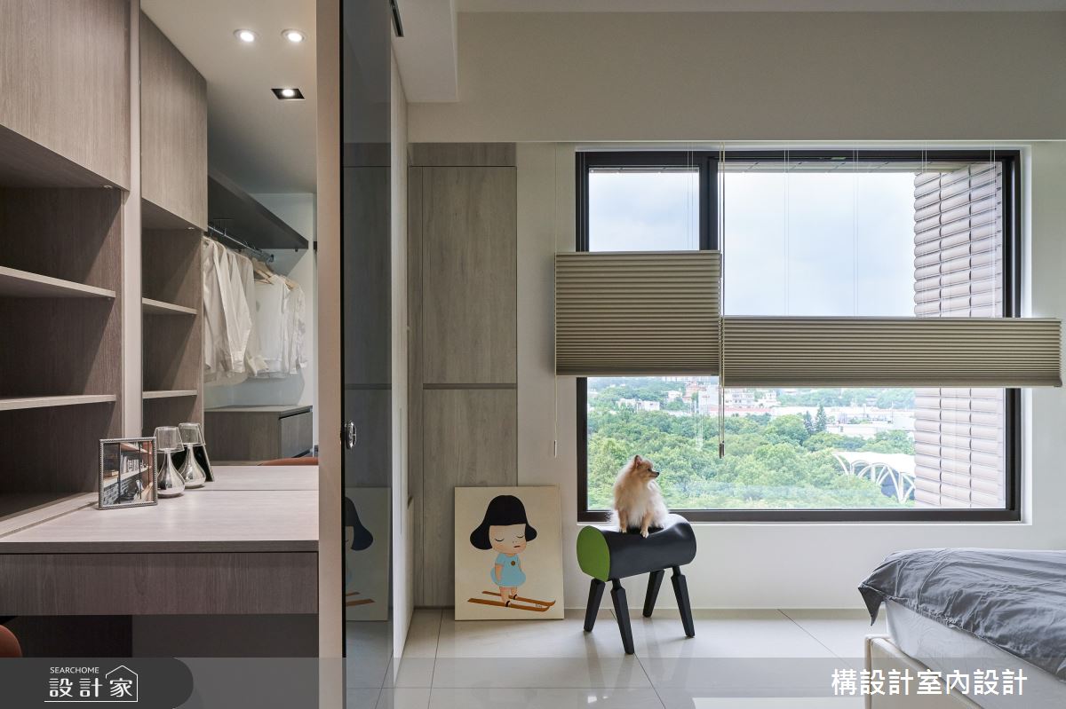 50坪新成屋(5年以下)＿現代風臥室更衣間案例圖片＿構設計＿構設計_蒼蒼靜宅之21