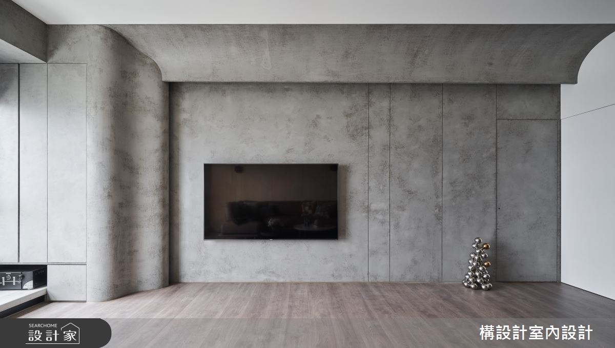 70坪老屋(16~30年)＿現代風客廳案例圖片＿構設計＿構設計_湛藍拾光之4