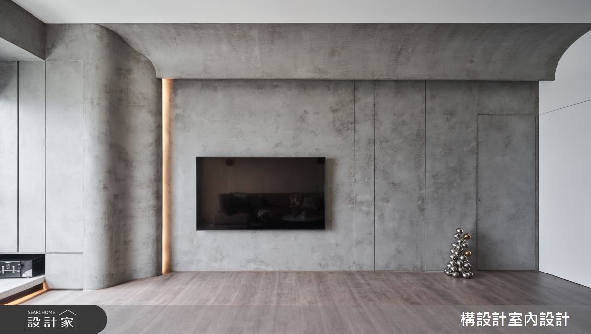 70坪老屋(16~30年)＿現代風客廳案例圖片＿構設計＿構設計_湛藍拾光之5