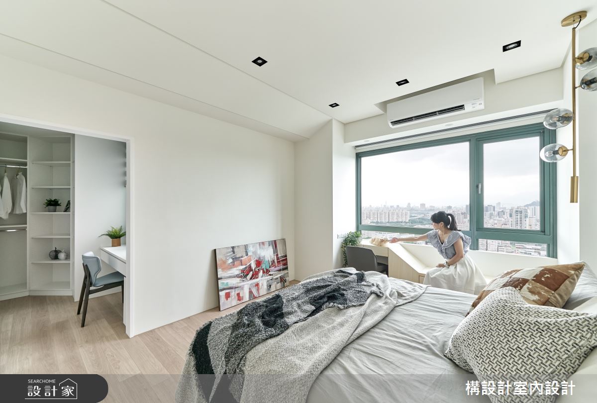 70坪老屋(16~30年)＿現代風臥室臥榻案例圖片＿構設計＿構設計_湛藍拾光之17