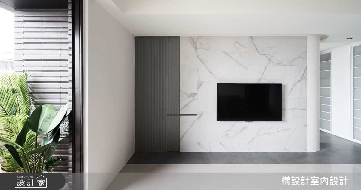 50坪新成屋(5年以下)＿現代風客廳案例圖片＿構設計＿構設計_為繁忙留白之18