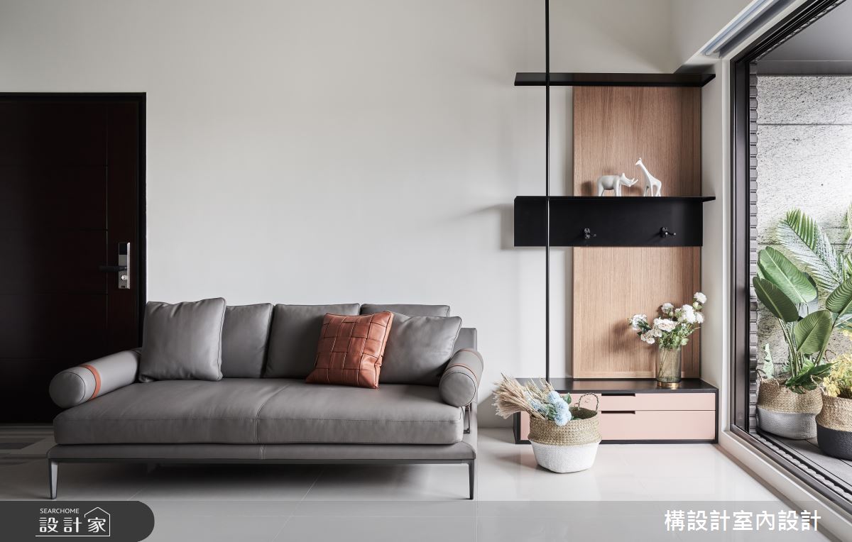 50坪新成屋(5年以下)＿現代風客廳案例圖片＿構設計＿構設計_為繁忙留白之20