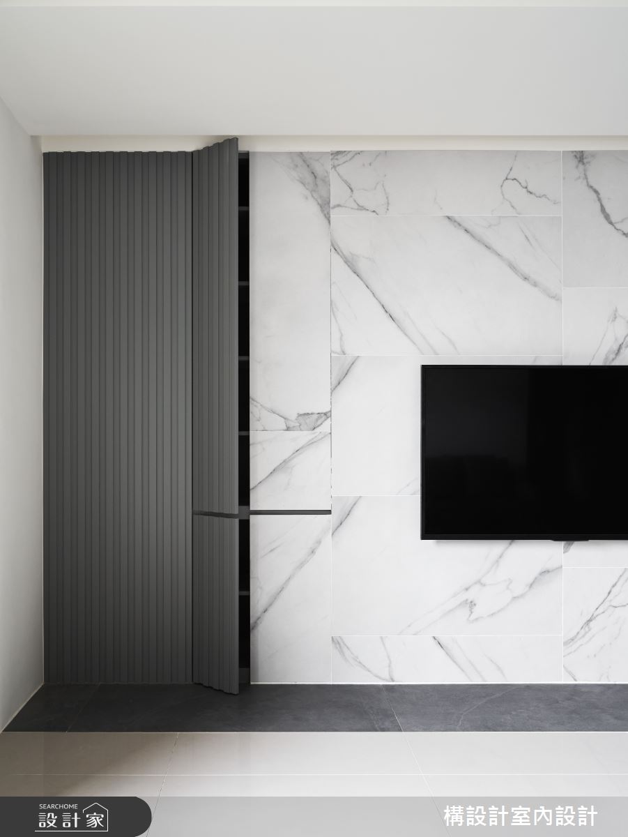 50坪新成屋(5年以下)＿現代風客廳案例圖片＿構設計＿構設計_為繁忙留白之15