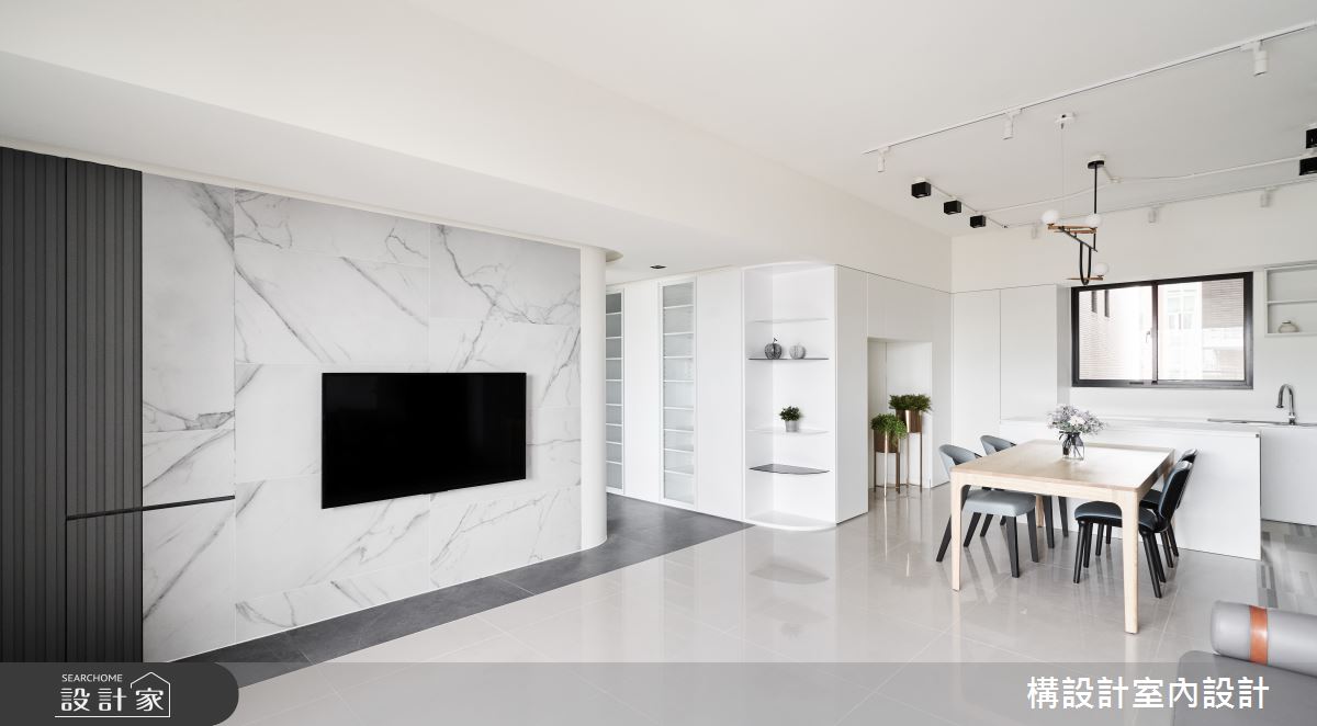 50坪新成屋(5年以下)＿現代風餐廳案例圖片＿構設計＿構設計_為繁忙留白之14