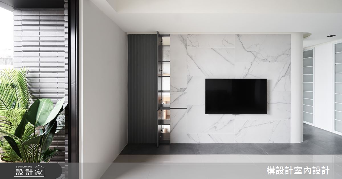 50坪新成屋(5年以下)＿現代風客廳案例圖片＿構設計＿構設計_為繁忙留白之17