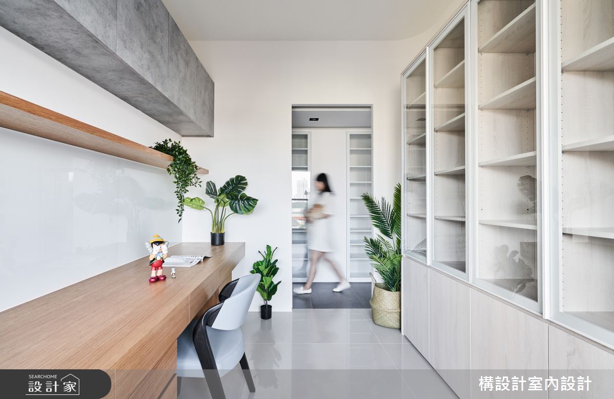 50坪新成屋(5年以下)＿現代風書房案例圖片＿構設計＿構設計_為繁忙留白之10