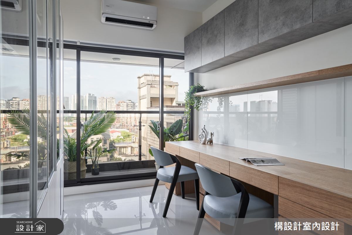 50坪新成屋(5年以下)＿現代風書房案例圖片＿構設計＿構設計_為繁忙留白之11