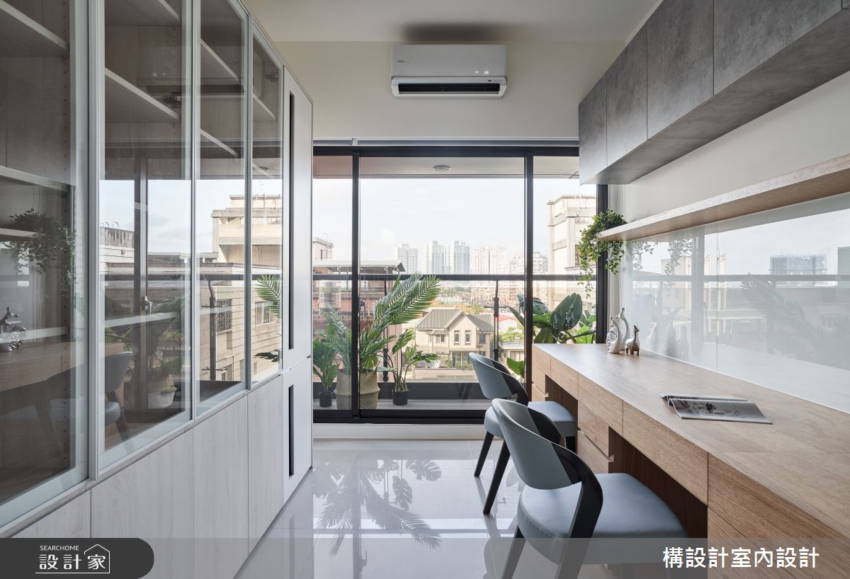 50坪新成屋(5年以下)＿現代風書房案例圖片＿構設計＿構設計_為繁忙留白之12