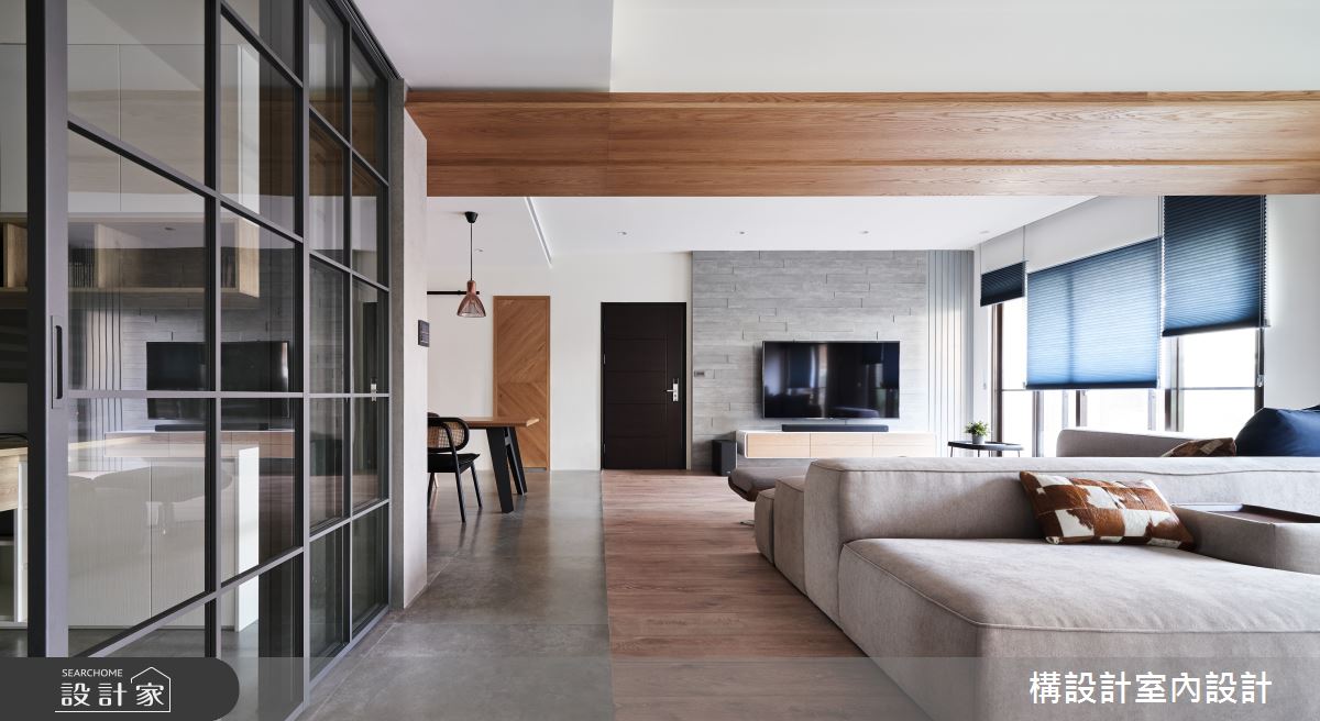 50坪新成屋(5年以下)＿現代風客廳案例圖片＿構設計＿構設計_生活迴旋曲之4