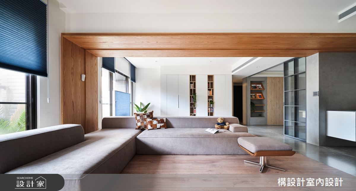 50坪新成屋(5年以下)＿現代風客廳案例圖片＿構設計＿構設計_生活迴旋曲之9