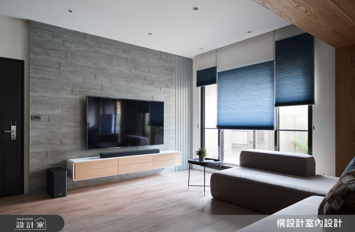 50坪新成屋(5年以下)＿現代風客廳案例圖片＿構設計＿構設計_生活迴旋曲之5