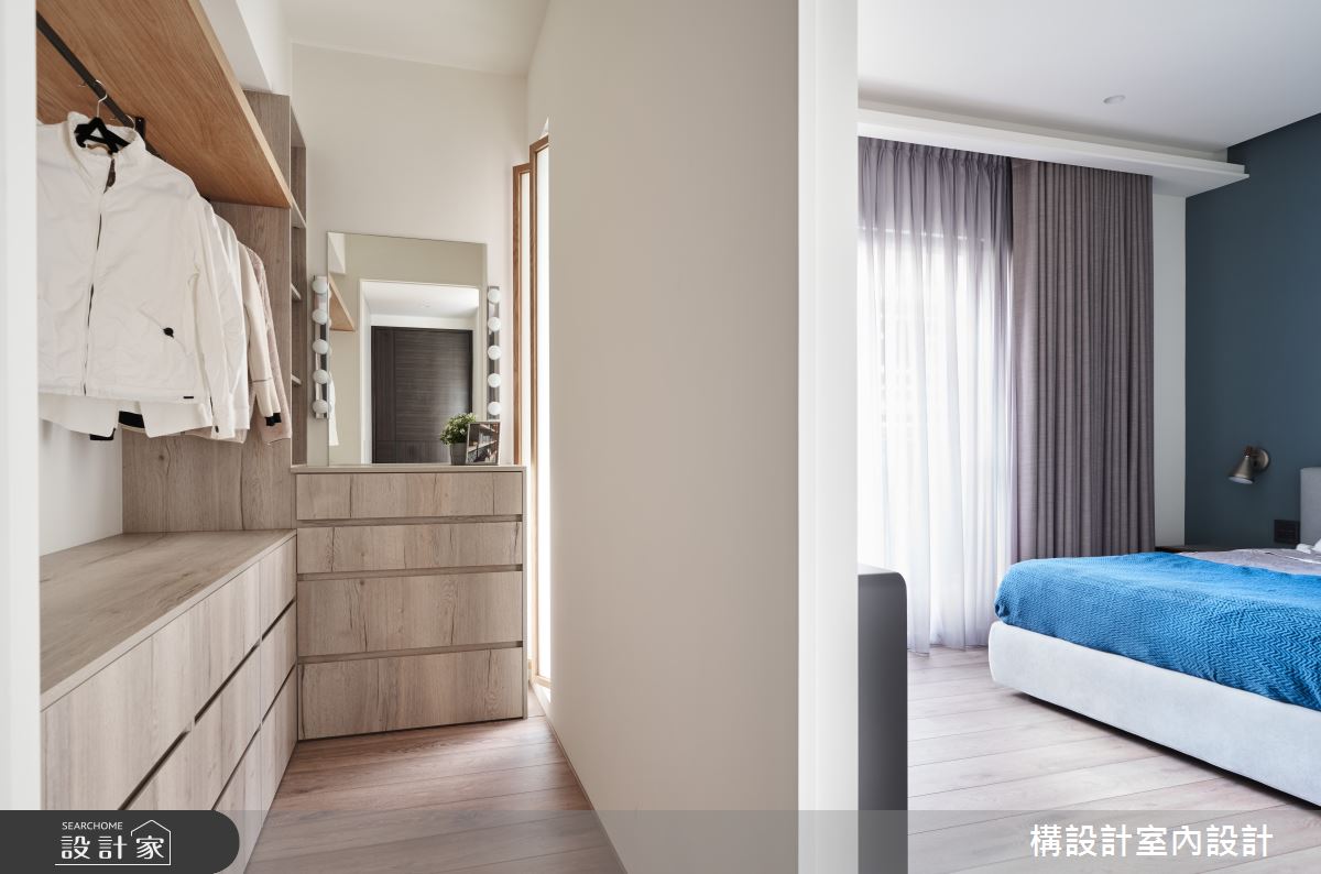 50坪新成屋(5年以下)＿現代風臥室更衣間案例圖片＿構設計＿構設計_生活迴旋曲之20