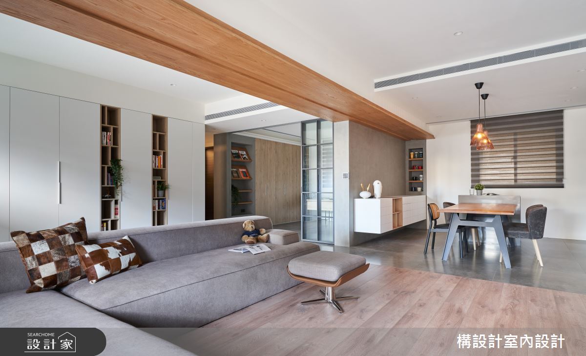 50坪新成屋(5年以下)＿現代風客廳餐廳案例圖片＿構設計＿構設計_生活迴旋曲之14