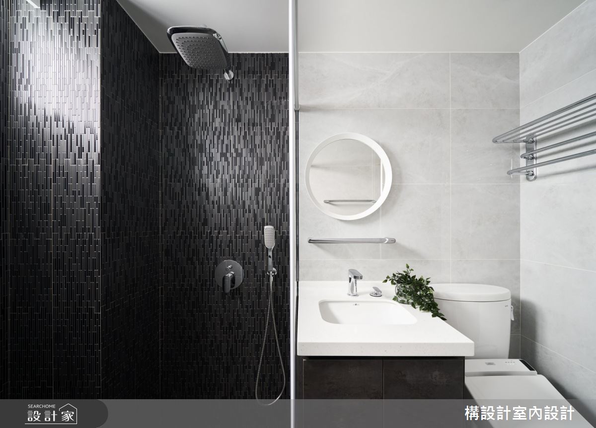 50坪老屋(16~30年)＿工業風浴室案例圖片＿構設計＿構設計_灰色特調之16