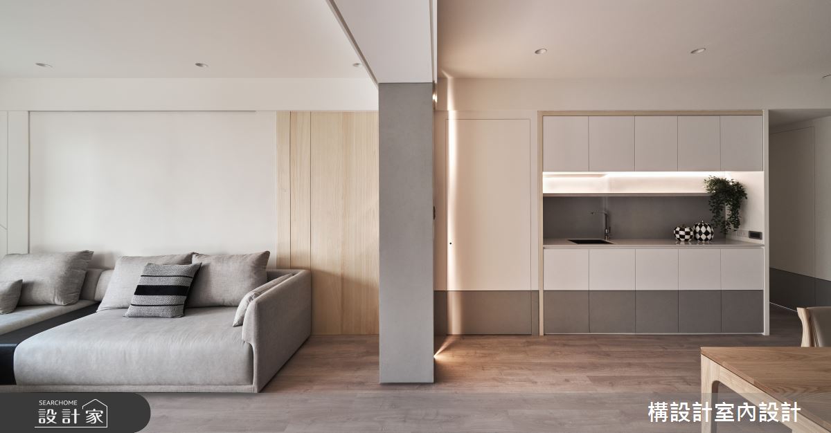 40坪老屋(16~30年)＿現代風客廳餐廳案例圖片＿構設計＿構設計_晨光童話之14