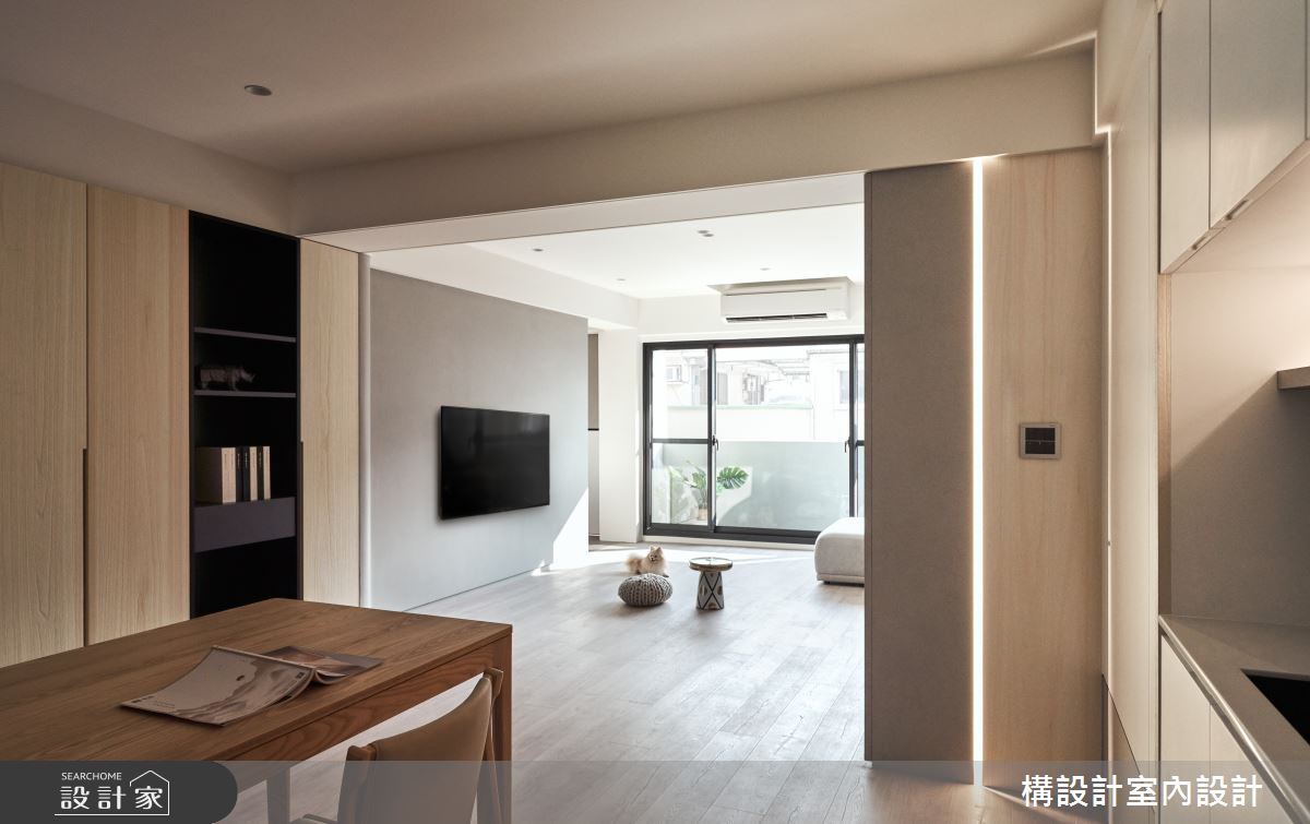 40坪老屋(16~30年)＿現代風餐廳寵物案例圖片＿構設計＿構設計_晨光童話之19