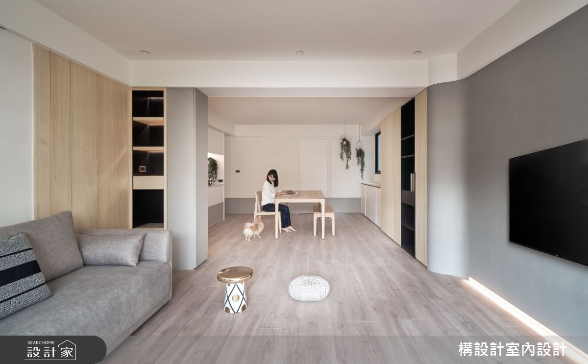 40坪老屋(16~30年)＿現代風餐廳寵物案例圖片＿構設計＿構設計_晨光童話之12