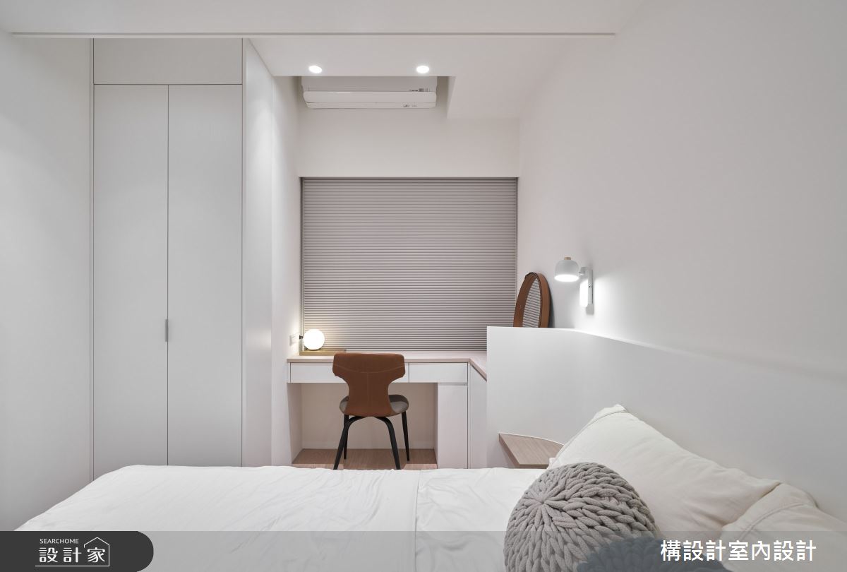 12坪新成屋(5年以下)＿北歐風臥室案例圖片＿構設計＿構設計_門扉之後之20