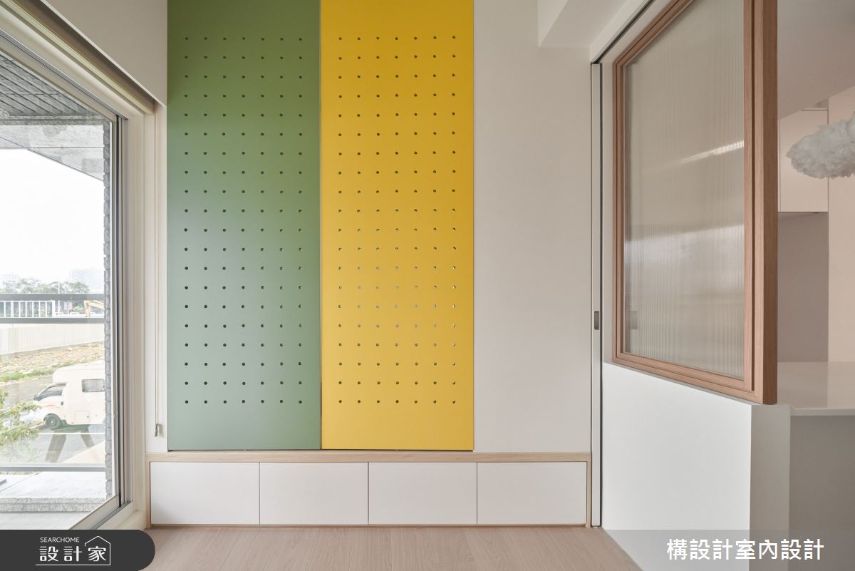 12坪新成屋(5年以下)＿北歐風書房多功能室案例圖片＿構設計＿構設計_門扉之後之7