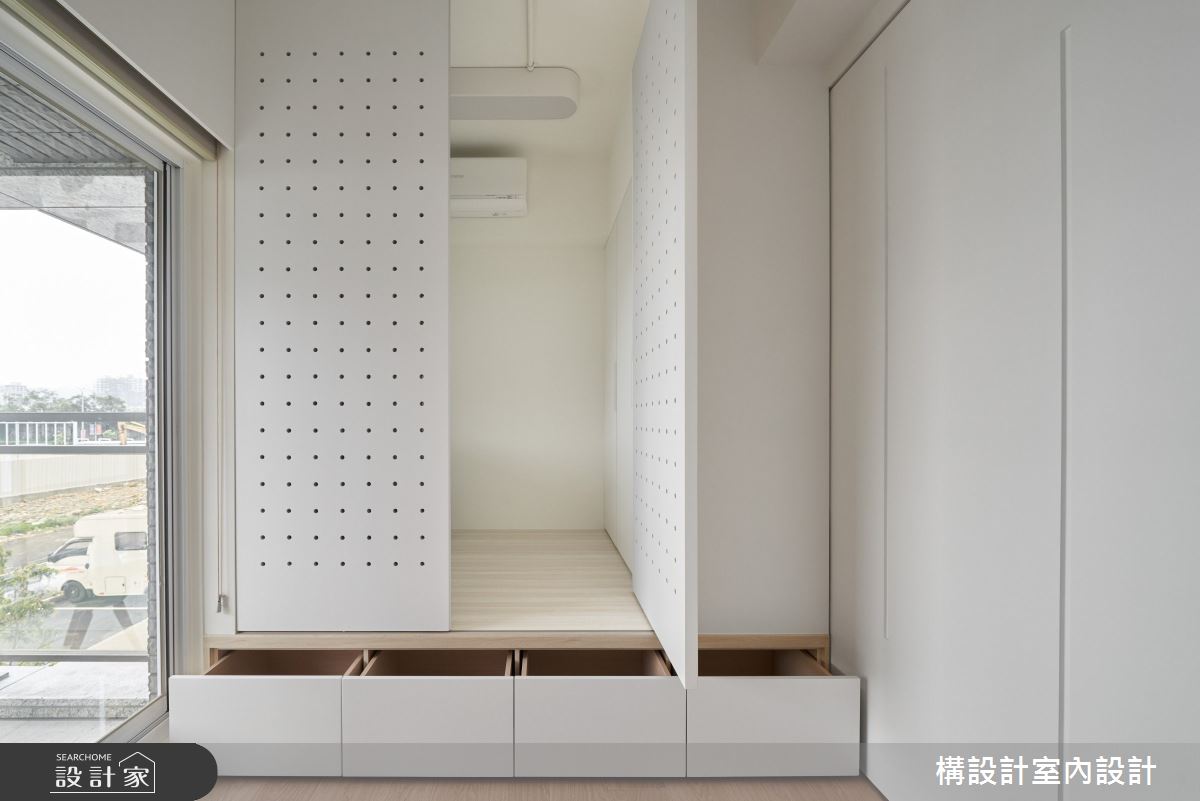 12坪新成屋(5年以下)＿北歐風書房多功能室案例圖片＿構設計＿構設計_門扉之後之14