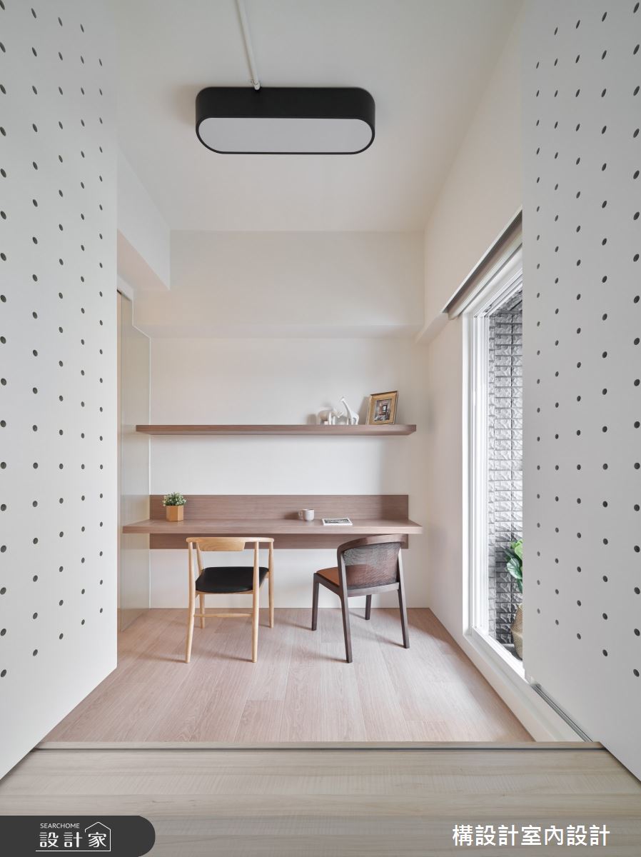 12坪新成屋(5年以下)＿北歐風書房多功能室案例圖片＿構設計＿構設計_門扉之後之16