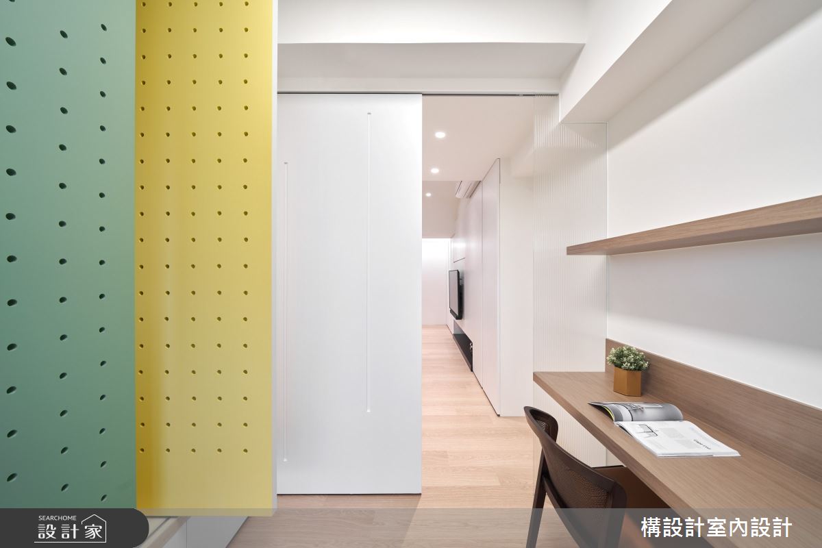 12坪新成屋(5年以下)＿北歐風書房多功能室案例圖片＿構設計＿構設計_門扉之後之13