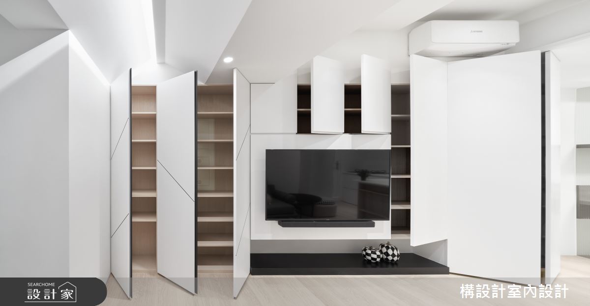 12坪新成屋(5年以下)＿北歐風案例圖片＿構設計＿構設計_門扉之後之5