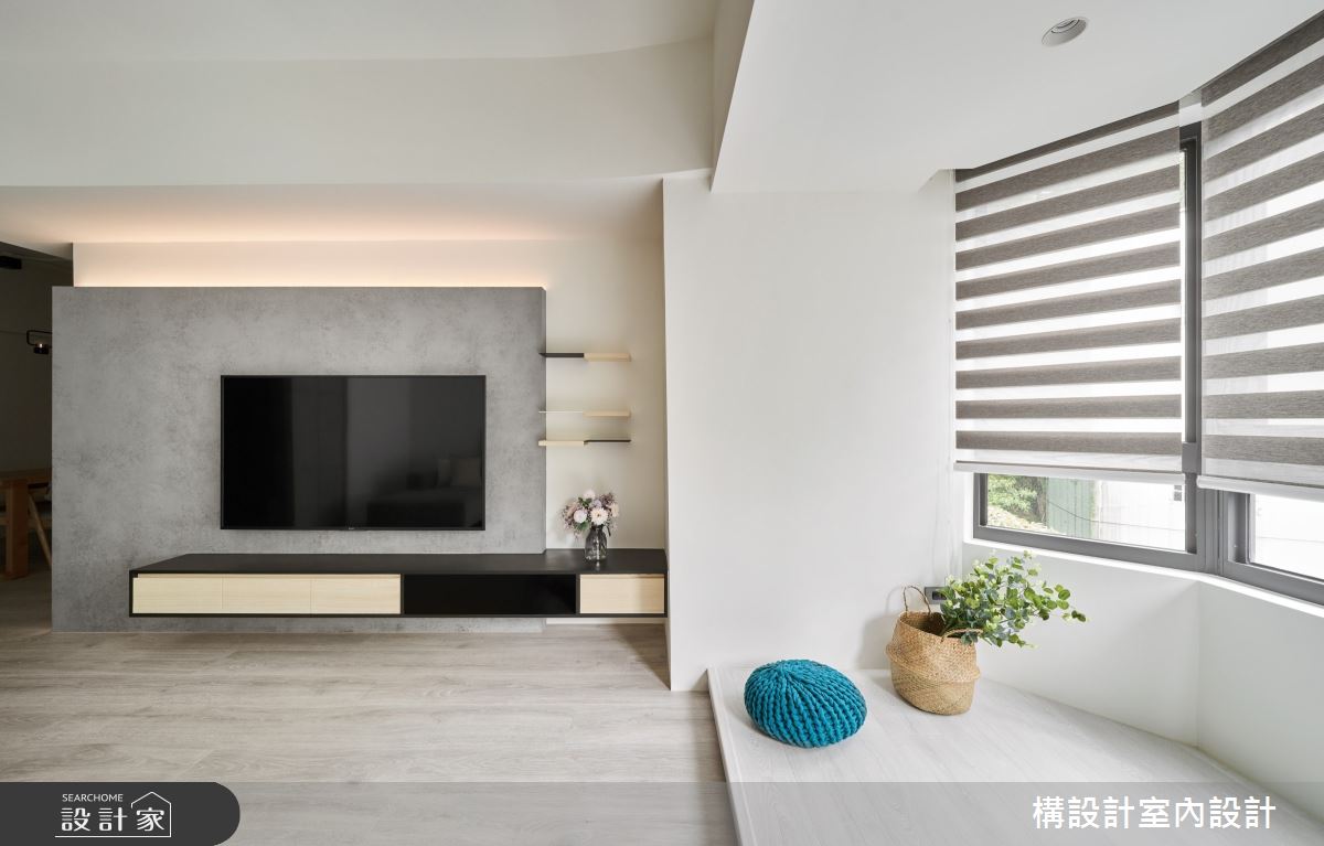 40坪中古屋(5~15年)＿北歐風客廳案例圖片＿構設計＿構設計_米色小日子之9