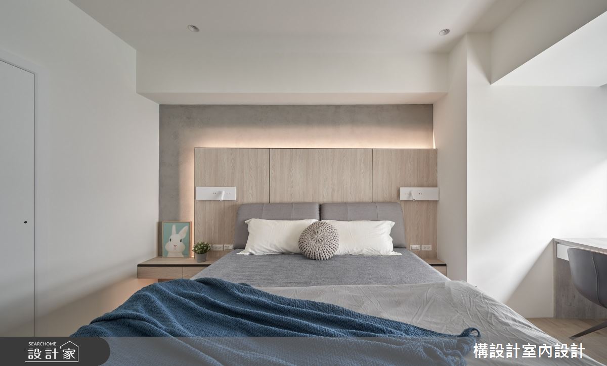 40坪中古屋(5~15年)＿北歐風臥室案例圖片＿構設計＿構設計_米色小日子之17