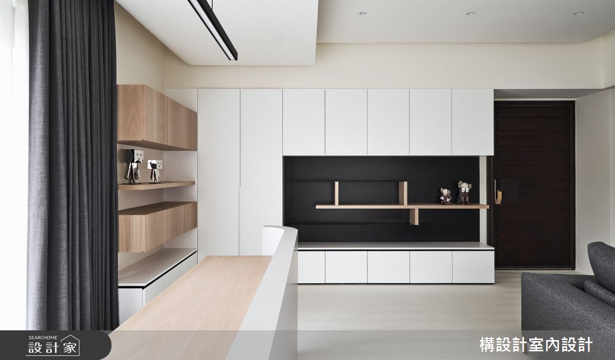 40坪中古屋(5~15年)＿現代風客廳案例圖片＿構設計＿構設計_Reunion之10